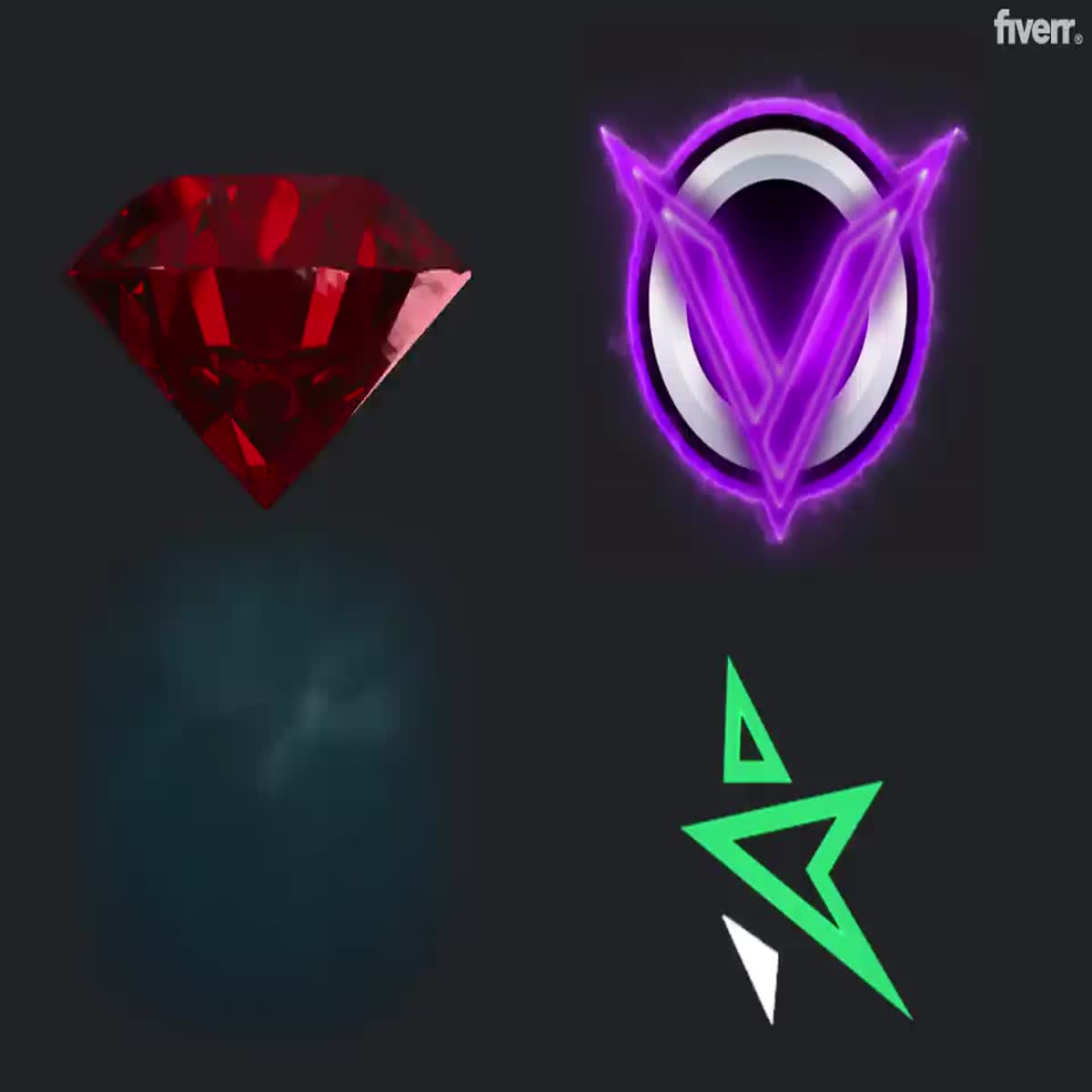 I will make transparent 3d animated logo icon for discord profile pic n server icon GIF
