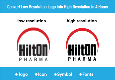 Convert Low Resolution Logo into High Resolution