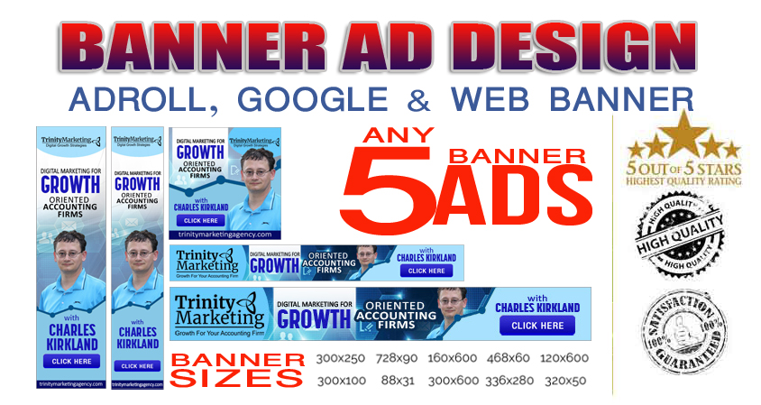 Premium Quality Banner Ad Design Adroll Google And Web Banner