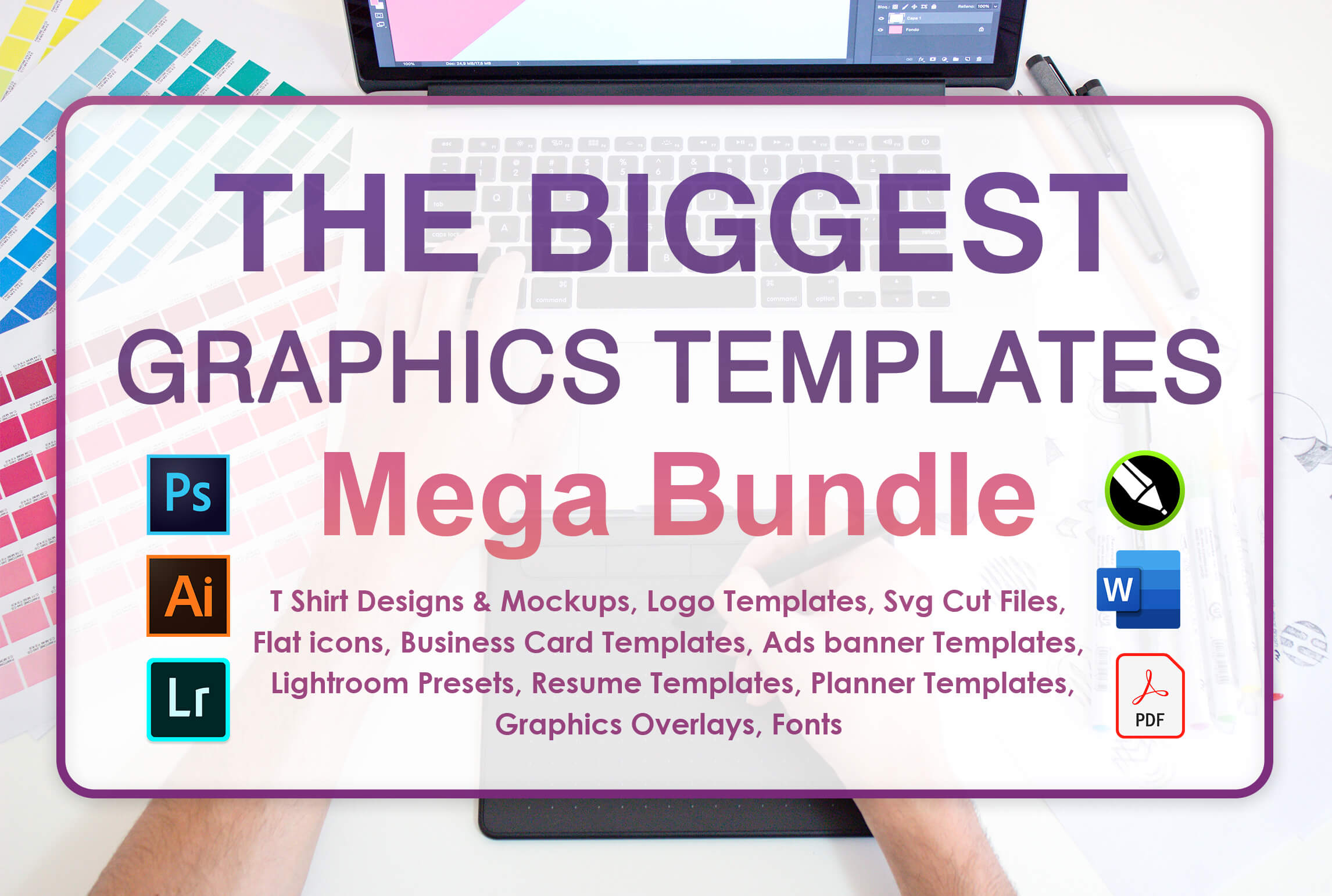 Download Graphics Design Templates Mega Bundle For 20 Pixelclerks