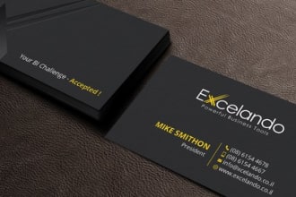 I will design luxury business card, and unique modern business card design.