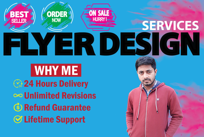 I will design business, corporate flyer,poster or postcard in 24 hours