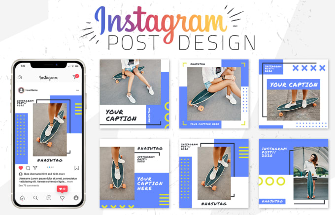  Design your premium quality instagram post and facebook post or social media ads
