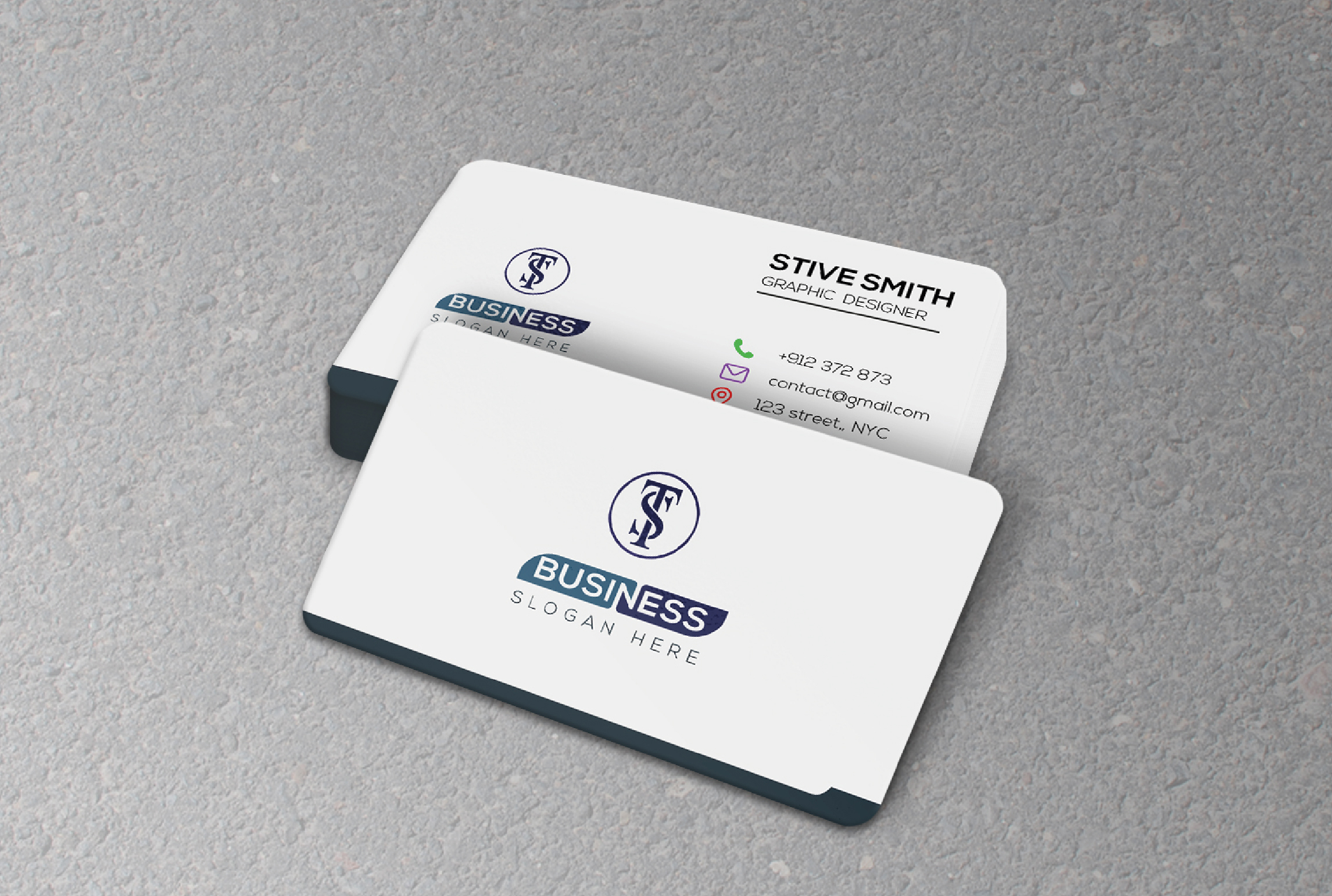 I will Create business card with two concepts