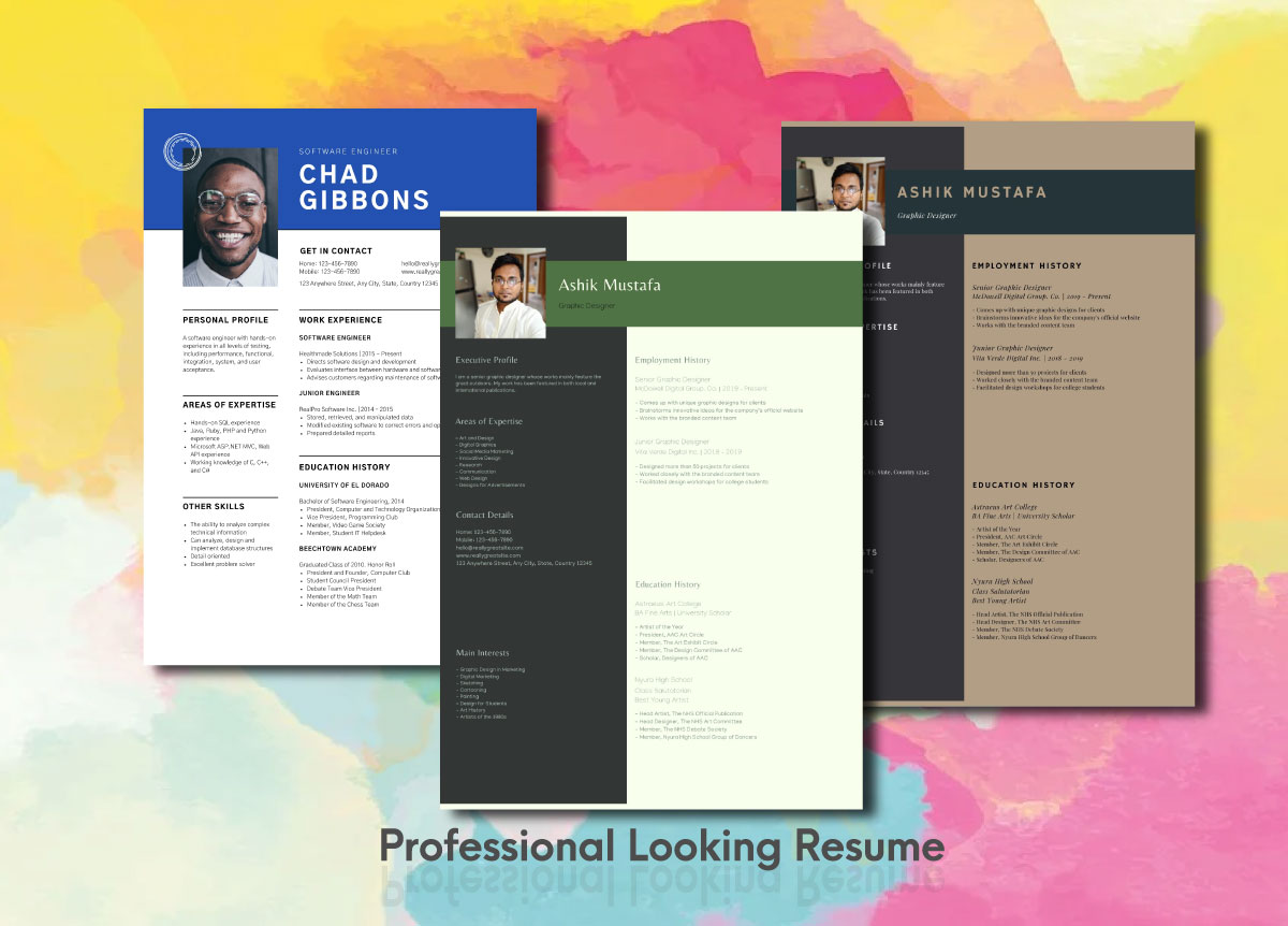 I will design Resume/CV, Poster, Flyer, Menu, Cover, Folder