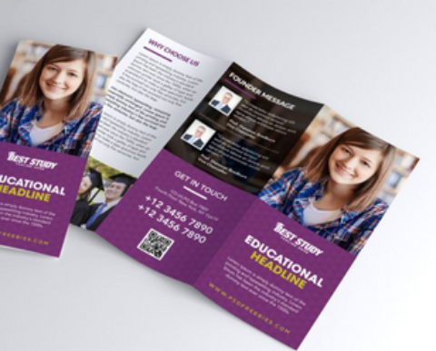 Creating professional Brochures, Posters, Flyers, infographics, menus, banners