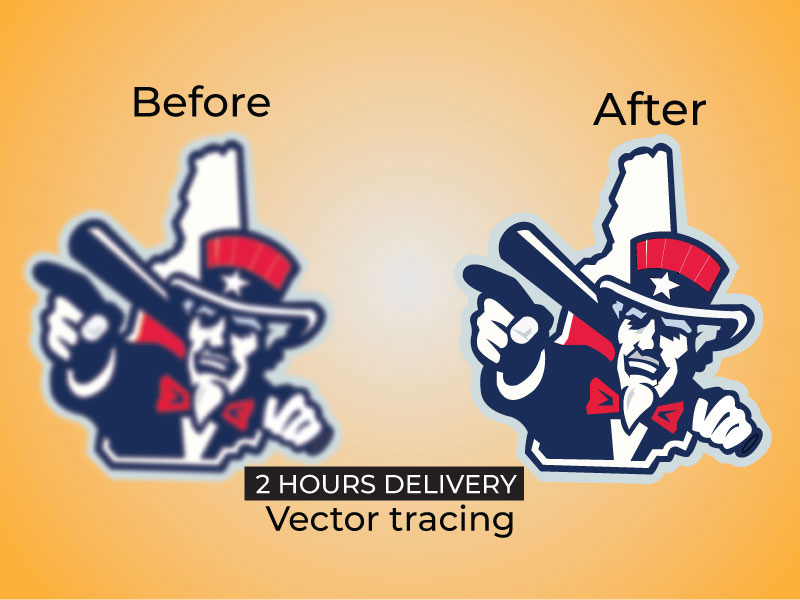 I will vector tracing, redraw or recreate logo or image