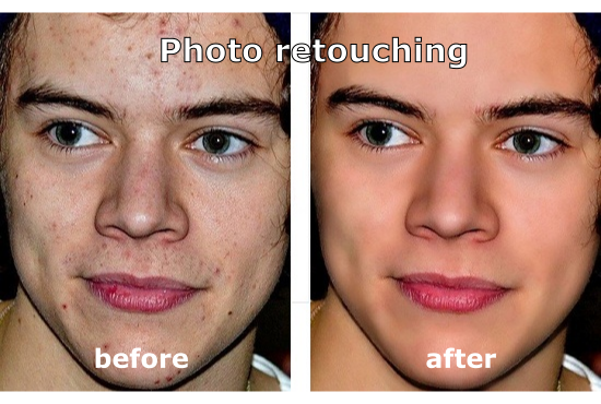 I will do photo retouching for you.