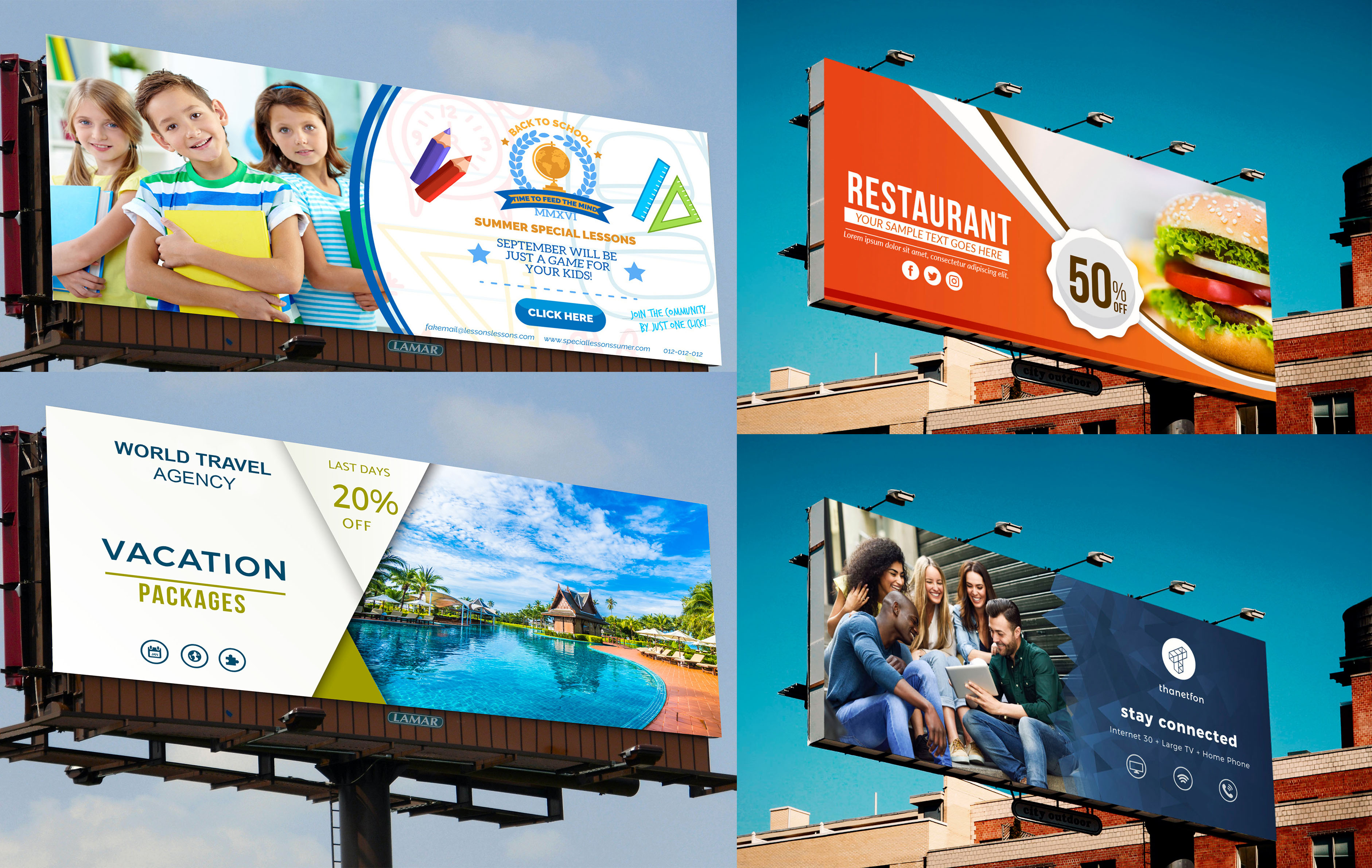 Design Any Banner, Billboard Or Roll-Up within 24 hours