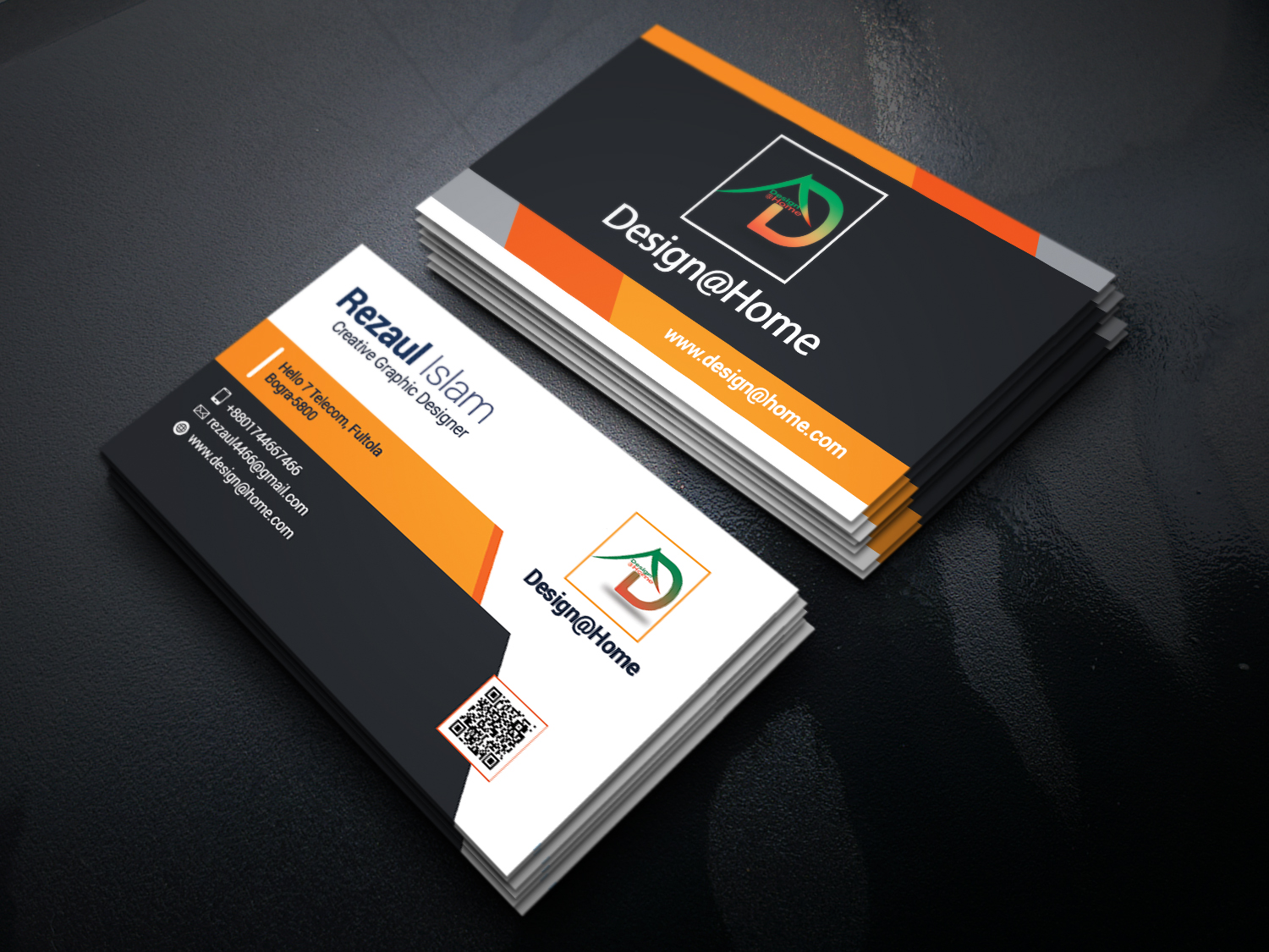 Creative Business Card Design With Unlimited Revsion For