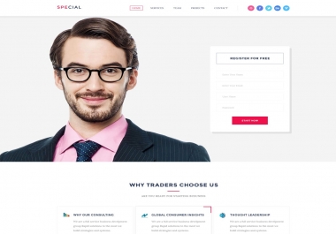 50 Powerful Landing Page HTML Pack with FULL rights