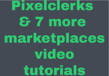 Pixelclerks & 7 more affiliate marketplace video tutorials