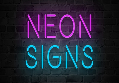 Convert Your Logo Or Text Into A Epic Neon Sign