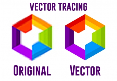Vectorize,  redraw your logo or image into vector