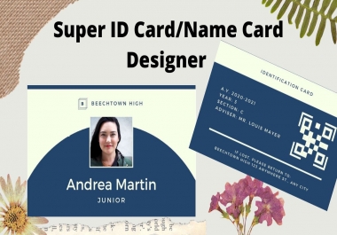 I wiil design great eye caching ID CARD within 24 hours