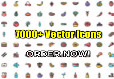 MEGA BUNDLE - 7000+ Vector Icons for Websites / Theme - Icon Set