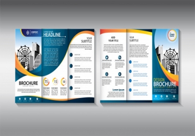I will design brochures,  flyers,  and booklets for your business