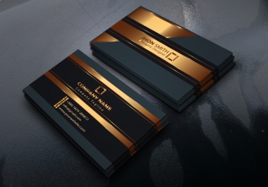 I will design minimal luxury business card,  and unique modern business card design