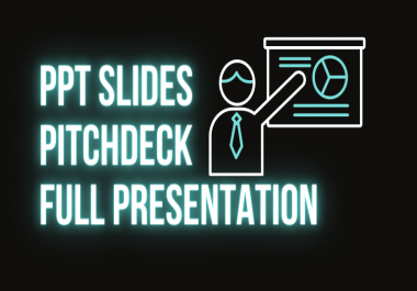 I will write and design powerpoint presentation and pitchdeck