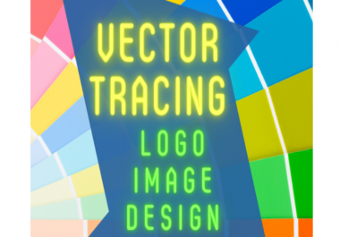 I will vector trace,  vectorise logo or redraw your any design
