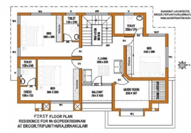 I will redraw your architectural floor plan in auto cad software