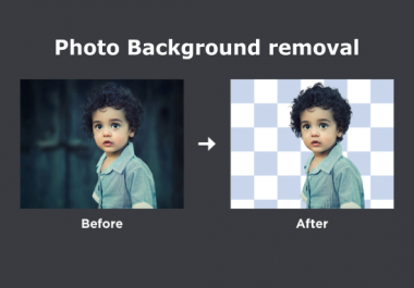 I will do clean and clear photo background removal
