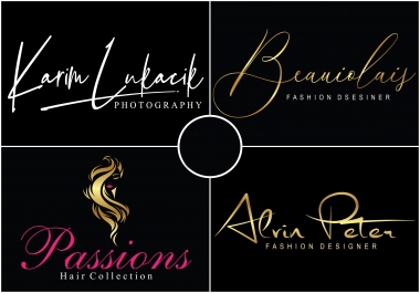 I will create a unique and signature logo for your brand
