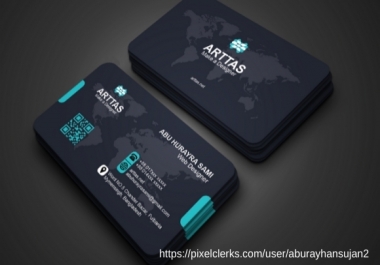 I will provide 2 sided professional business card design