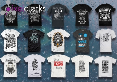 create Amazing typography tshirt and cool t shirt design