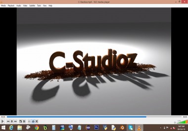 Animation of your name using Blender