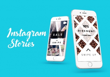 Design beautiful instagram stories or story videos