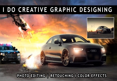 I'll do Creative Graphic Design and Photo Editing