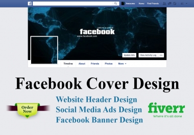 Design Facebook Cover Photo And Social Media Banner