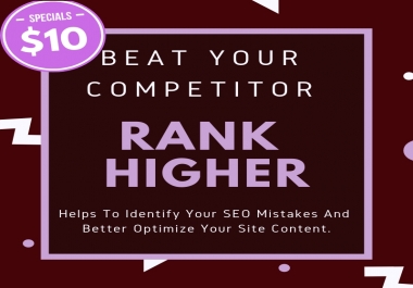 Know your Competitors SEO Mistakes Rank your Website Fast