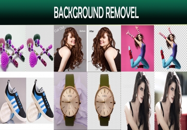 Professionally Remove background of 20 images